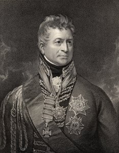 Sir Thomas Picton, kaiverrettu Peltro William Tomkins (1760-1840), National Portrait Gallerysta, osa II, julkaistu noin 1835